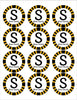 Sheet of 12 Personalized Circle Labels