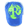 Personalized Ultramarine Velvet Drawstring Bag