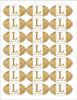 Sheet of Personalized Oval Labels