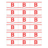 1 Sheet of 2 1/2 x 1 1/2" Labels  (18 labels per sheet)