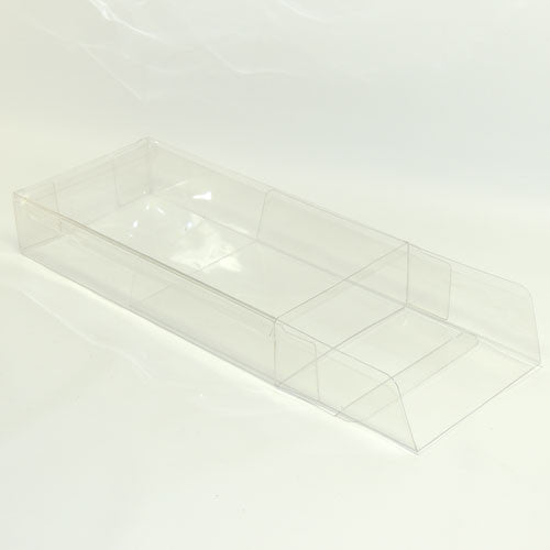 Clear box with tray insert 4 1/4" x 1 5/8" x 8 1/2"