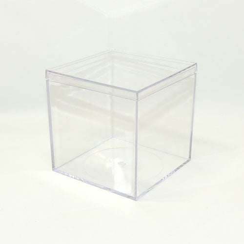 Cubic Lucite container 4" square